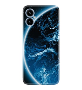 Pova 5 Kılıf Silikon Desen Özel Seri Blue Planet 1610