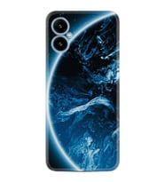 Pova 5 Kılıf Silikon Desen Özel Seri Blue Planet 1610