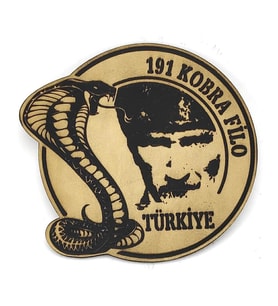 191 FİLO Deri PEÇ - Arma - Askeri Patch