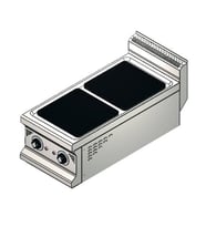 CSA Karacasan 900 Seri Set Üstü 40 cm 2 Gözlü Elektrikli Ocak