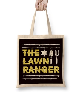Lawn Ranger Gardener Garden Gardening Flowers Plants Nature Bez Çanta Uzun Saplı