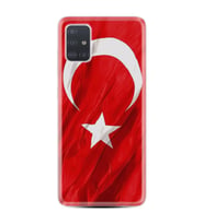 Samsung a71 A72 A73 A7 A9 2018 C7 C9 Kılıf Desenli Silikon Şanlı Türk Bayrağı 4 1401