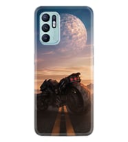 Oppo Reno 6 Kılıf Silikon Desen Özel Seri Motor 1621