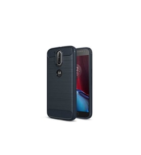 Lenovo Moto G4 Plus Uyumlu Kılıf Zore Room Silikon Kapak (Lacivert)