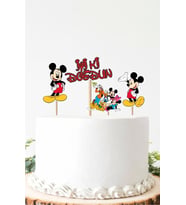 Mickey Mouse Pasta Süsü *Kalın Kağıt