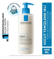 La Roche-Posay Lipikar Syndet AP+ Bebek&Çocuk, Yetişkin Vücut Yıkama Jeli Çok Kuru ve Atopiye Eğilim Gösterebilen Ciltler 400 ml
