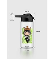 Renga Juno Fox Desenli 500 ml Çocuk Matara 912096 Fuşya (Siyah)