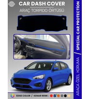FORD FOCUS 4 (2017-2021) Torpido Örtüsü Ön Göğüs Torpido Koruma Tam Uyum Kaymaz Kolay Montaj