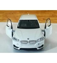Oyuncak Metal Model Araba 1/36 Çek Bırak Beyaz Bmw X5