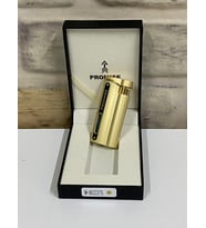 Promise Marka Sarı Gold Renk Gaz Göstergeli Gazlı Kişiye Özel Çakmak