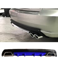 Hyundai Accent Admire Mavi Difüzör Çiftli Kare Egzoz Görünümlü D Tip Difizör 2003 - 2006