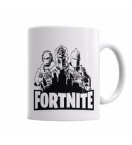 Fortnite Preto e Branco Kupa Bardak Porselen
