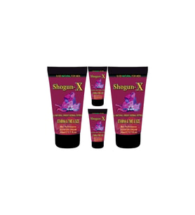 Shogun-X Extra Size Cream 4 Adet 50ml Erkeklere Katılaştırıcı Şekillendirici Süre Uzatıcı Özel Krem