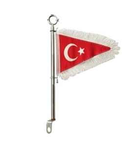 Skm Bayrak Flama Üçgen A Kalite (beyazpüsküllü)
