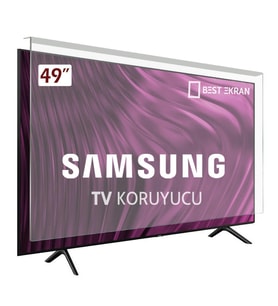 SAMSUNG 49K5579 TV EKRAN KORUYUCU - Samsung 49" inç Tv Ekran Koruyucu Şeffaf Paneli