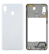 Samsung Galaxy A40 - SM-A405F FULL Kasa Arka Kapak Takım BEYAZ