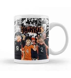 Karasuno Team Volleyball Anime Final Season Kupa Bardak Porselen