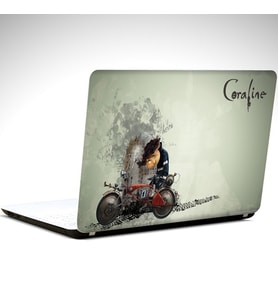 Coraline Laptop Sticker 12 İnch (29X24CM)