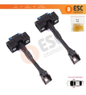 Audi A4 S4 B9 8W 8WH 8W5 8WD 8WJ 8W2 8WC 2015-On 8W0837249 İçin 2 EA Ön Sağ ve Sol Kapı Gergi Yayı