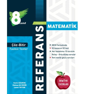 Newton Yayınları LGS 8.sınıf Referans Çöz Bitir Fasikül Testler Matematik