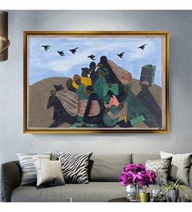 Altın Çerçeveli dekoratif tablo l146 (Gold)
