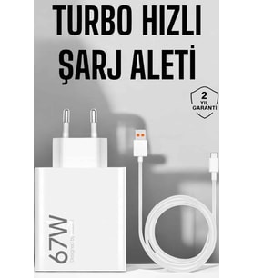 Northcity 67W Turbo Hızlı Şarj Adaptörü ve Type‑C Kablosu – Hızlı ve Güvenli Şarj