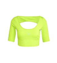 adidas Asmc Crop Kadın Günlük Tişört IX8072 Yeşil