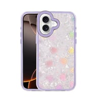 Iphone 16 Lumi Desenli Kapak - Mor