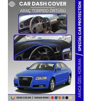 AUDI A6 (2005-2011) Torpido Örtüsü Ön Göğüs Koruma Torpido Koruma Araca Özel Kaymaz Kolay Montaj