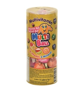 Multiball Lolipop Vitamin 15'li