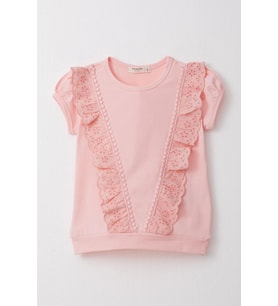 Breeze Kız Çocuk Tişört Güpürlü 1.5-5 Yaş, Pembe