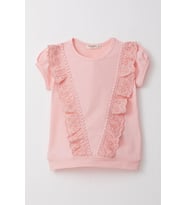 Breeze Kız Çocuk Tişört Güpürlü 1.5-5 Yaş, Pembe