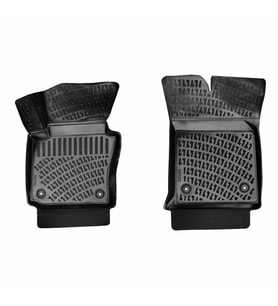 Volkswagen Caddy Uyumlu Panelvan (2 Parça) 2003-2010 3D Havuzlu Siyah Paspas Seti