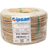 HALAT 6MM NATURAL JÜT KIRNAP İPİ TOP 200MT (4915)