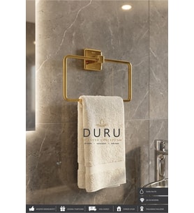 AKSU KARE HALKA HAVLULUK GOLD