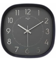 Galaxy Premium Serisi ABS Kasa Duvar Saati Oval 30 CM Siyah Renkli Klasik Kadran