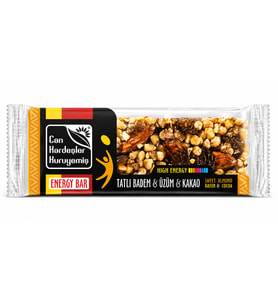 Enerji Bar 30g  Badem, Üzüm & Kakao