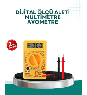 Elektrik Ölçüm Cihazı Dijital Multimetre 10 Amper Destekli