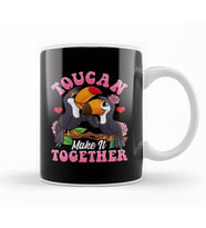 Toucan Do It Funny You Can Do It Pun Thumbs Up Kupa Bardak Porselen