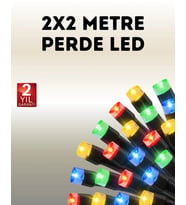 Taşınabilir Pil İle Çalışan LED Işık – 2x2 Metre Perde Modeli