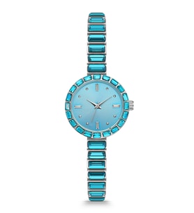 Newera Watch Taşlı Kordon Taşlı Kasa Kadın Kol Saati
