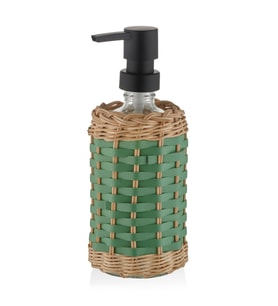 The Mia Rattan Sıvı Sabunluk Yeşil 483 ml SBN0075