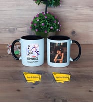 Kimyager Kupa Bardak Siyah Fotoğraflı Kimyagere Hediye