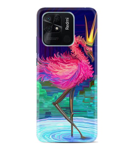 Xiaomi Poco X3 Pro M4 Pro X4 Pro C40 10C Kılıf Desenli Silikon Queen Flamingo 1748
