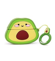 Microsonic Airpods 4.Nesil / ANC Kılıf Cartoon Figürlü Silikon Crtn-Fgr-Avkdo (Yeşil-Altın)