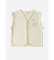 Organik New Basic Yelek Natural