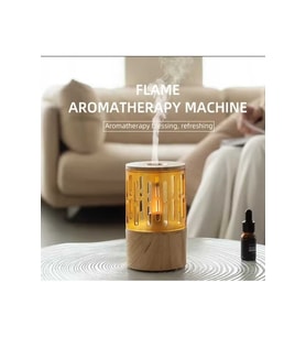 Ahşap Şık 125 ml Aromaterapi Hava Nemlendirici Difüzör