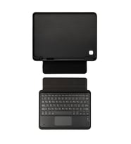 Lexroo Galaxy Tab A 8.0 (2019) Border Keyboard Bluetooh Bağlantılı Standlı Klavyeli Tablet Kılıfı - Siyah