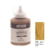 Bigpoint Akrilik Boya 500 ml Yellow Ochre 676 (Renksiz)