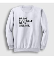Presmono Unisex Beyaz Online Westworld Sweatshirt 224901tt (Beyaz)